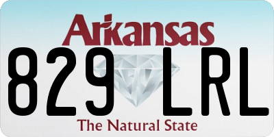 AR license plate 829LRL