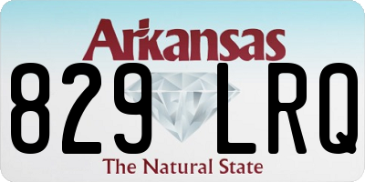 AR license plate 829LRQ