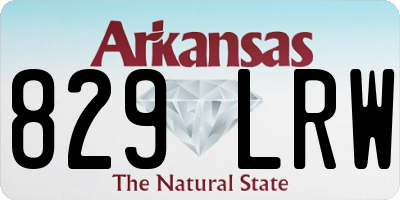 AR license plate 829LRW