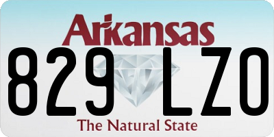 AR license plate 829LZO