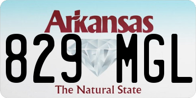 AR license plate 829MGL