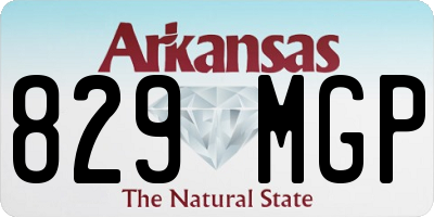 AR license plate 829MGP