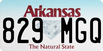 AR license plate 829MGQ