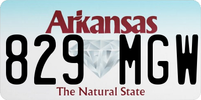 AR license plate 829MGW