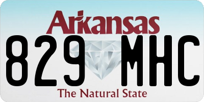AR license plate 829MHC