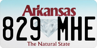 AR license plate 829MHE