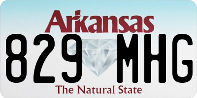 AR license plate 829MHG