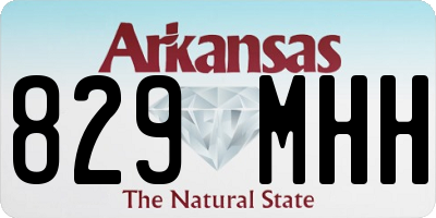 AR license plate 829MHH