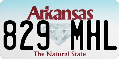 AR license plate 829MHL