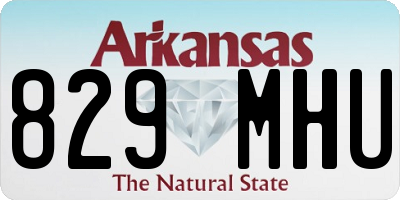AR license plate 829MHU