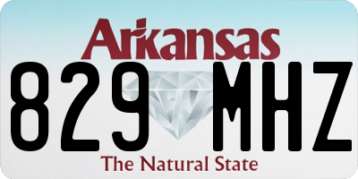 AR license plate 829MHZ