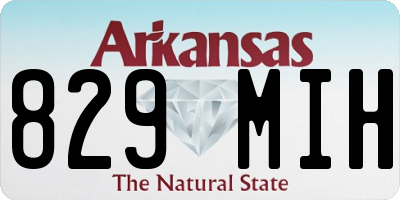 AR license plate 829MIH