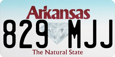 AR license plate 829MJJ