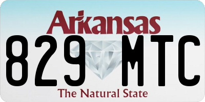 AR license plate 829MTC