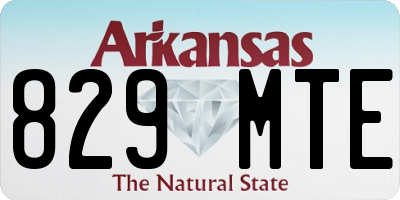 AR license plate 829MTE