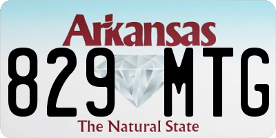 AR license plate 829MTG