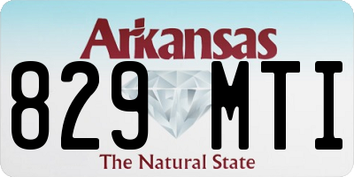 AR license plate 829MTI