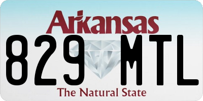 AR license plate 829MTL