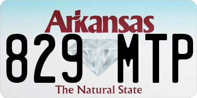 AR license plate 829MTP