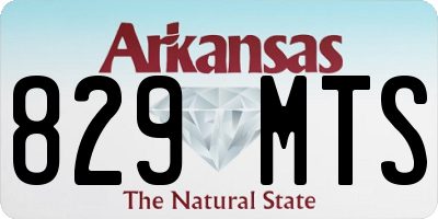 AR license plate 829MTS