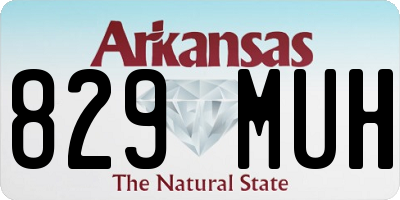 AR license plate 829MUH