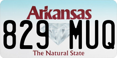 AR license plate 829MUQ