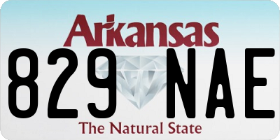 AR license plate 829NAE