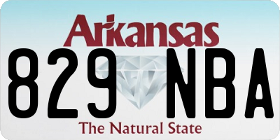 AR license plate 829NBA
