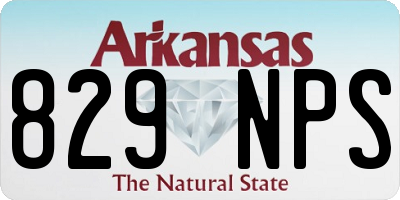AR license plate 829NPS