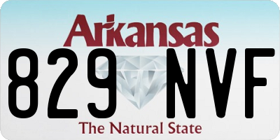 AR license plate 829NVF
