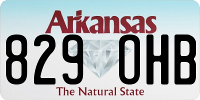 AR license plate 829OHB
