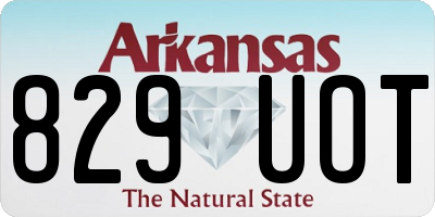 AR license plate 829UOT