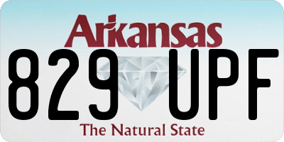 AR license plate 829UPF
