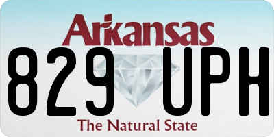AR license plate 829UPH