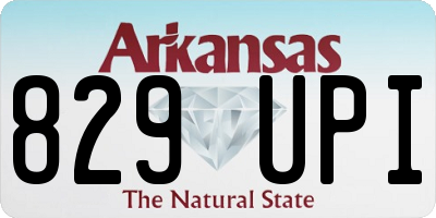 AR license plate 829UPI