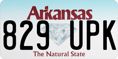AR license plate 829UPK
