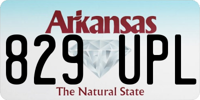 AR license plate 829UPL