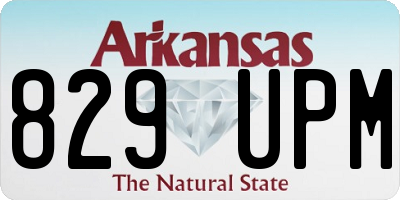 AR license plate 829UPM