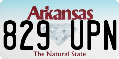 AR license plate 829UPN