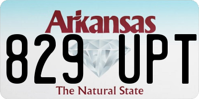 AR license plate 829UPT