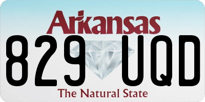 AR license plate 829UQD