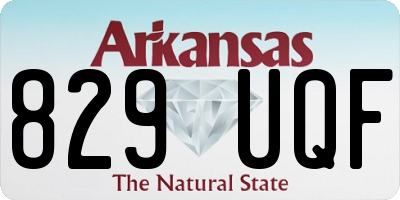 AR license plate 829UQF