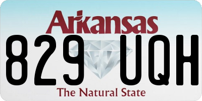AR license plate 829UQH