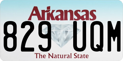 AR license plate 829UQM