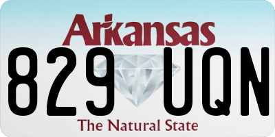 AR license plate 829UQN