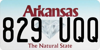 AR license plate 829UQQ