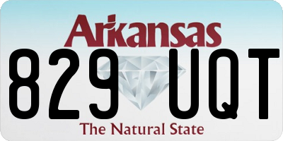 AR license plate 829UQT