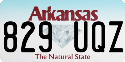 AR license plate 829UQZ