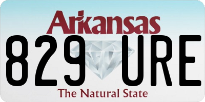 AR license plate 829URE