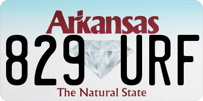 AR license plate 829URF